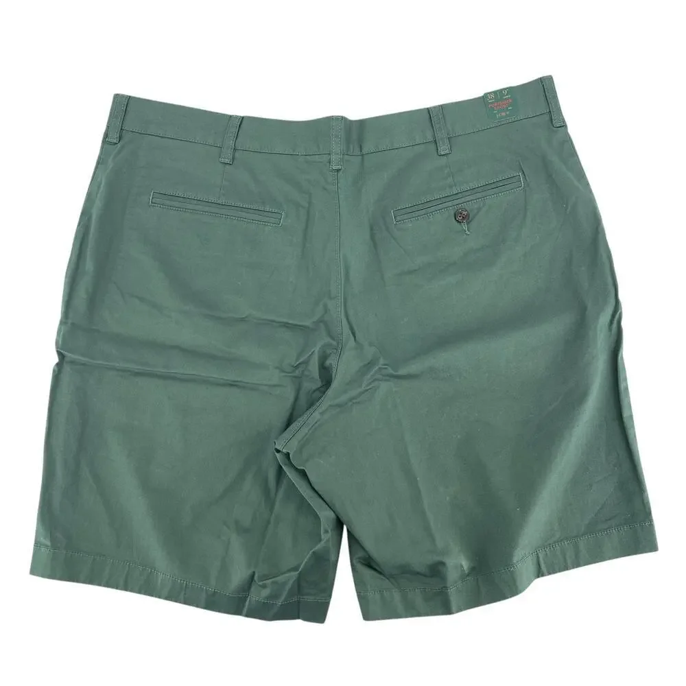 J.Crew Portsider 9” Chino Shorts Stretch Green Mens 38 NWT Mens Summer Shorts